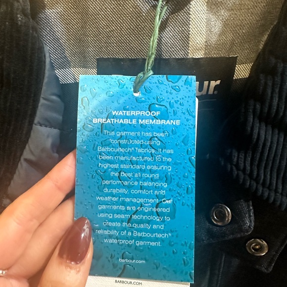 Barbour men’s collard waterproof coat - Picture 4 of 7